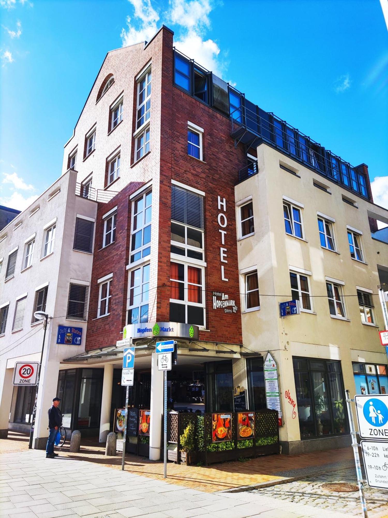 Hotel Am Hopfenmarkt Rostock Exterior foto